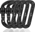 BEIFENG Heavy Duty Lightweight Locking Carabiner Clips D Ring by BEIFENG