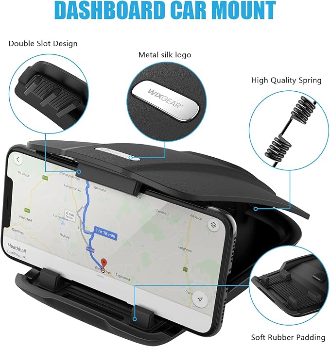 WixGear GPS Holder for Car, GPS Dash Mount for Garmin, Nuvi Drive Dezl - Image 7