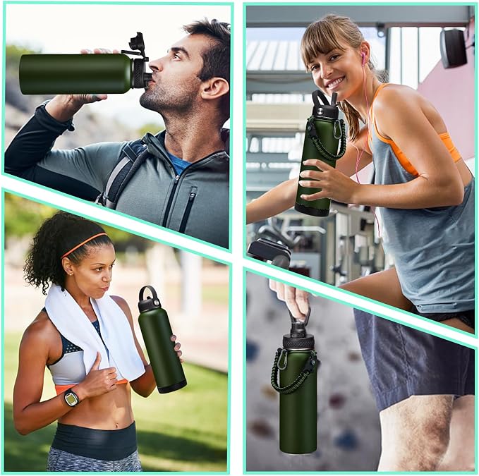 40OZ Water Bottle Stainless Steel - Image 8