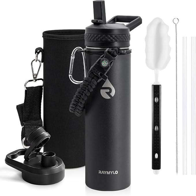 RAYMYLO Insulated Water Bottle 20 oz, Triple Wall Vacuum Stainless Steel by RAYMYLO