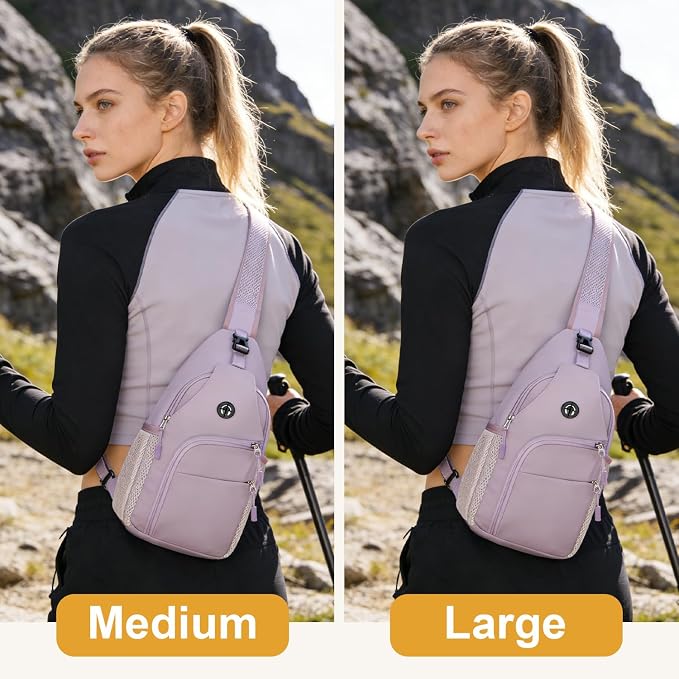Pritent Crossbody Bags for Women Man, Waterproof Sling Bag Backpack Trendy - Image 6