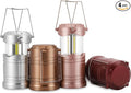 Lichamp LED Camping Lantern, 4 Pack Battery Powered Flashlight by Lichamp