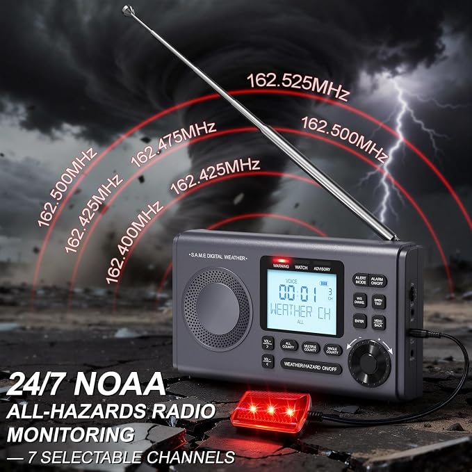 RunningSnail NOAA Weather Alert Radio - Image 3