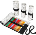 Funny live 24/36/48/72 Slots Colored Pencil Wrap Roll up Pen Holder Case by Funny+live
