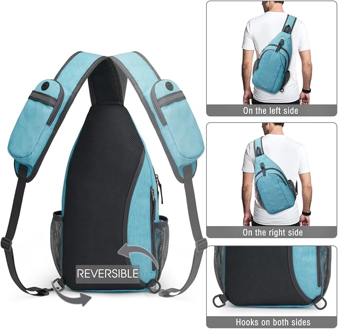 G4Free Sling Bag RFID Blocking Sling Backpack Crossbody Chest Bag Daypack - Image 7