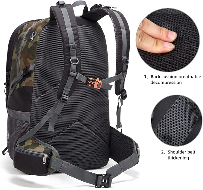 SPEEDPARK Hiking Backpack 40L Waterproof Hiking Daypack - Image 5