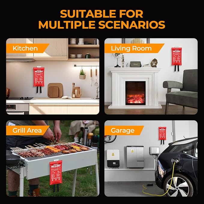 Juimma Fire Blanket for Home and Kitchen - Image 6