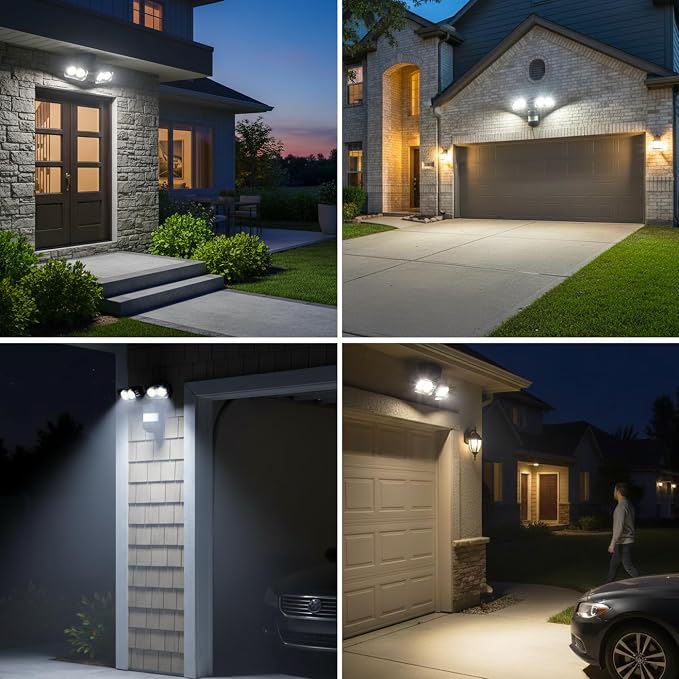SANSI 28W 3500LM Motion Sensor Outdoor Lights, Outdoor Motion Sensor Light - Image 9