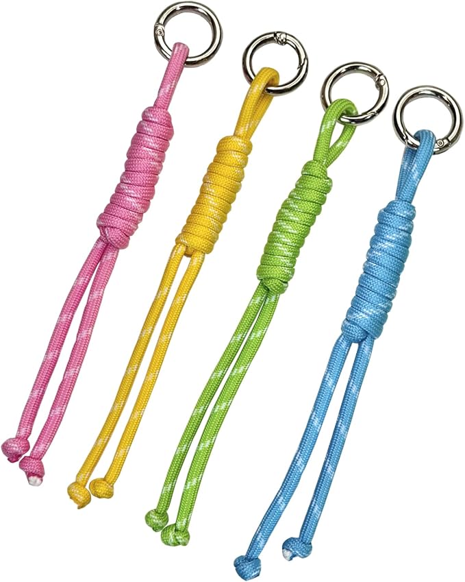 paracord Charm Bag Keychain Accessories，Rope Bag Charms by Sigvetan