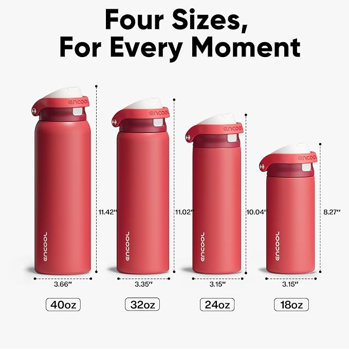 ENCOOL Leakproof Insulated Water Bottle - Image 9