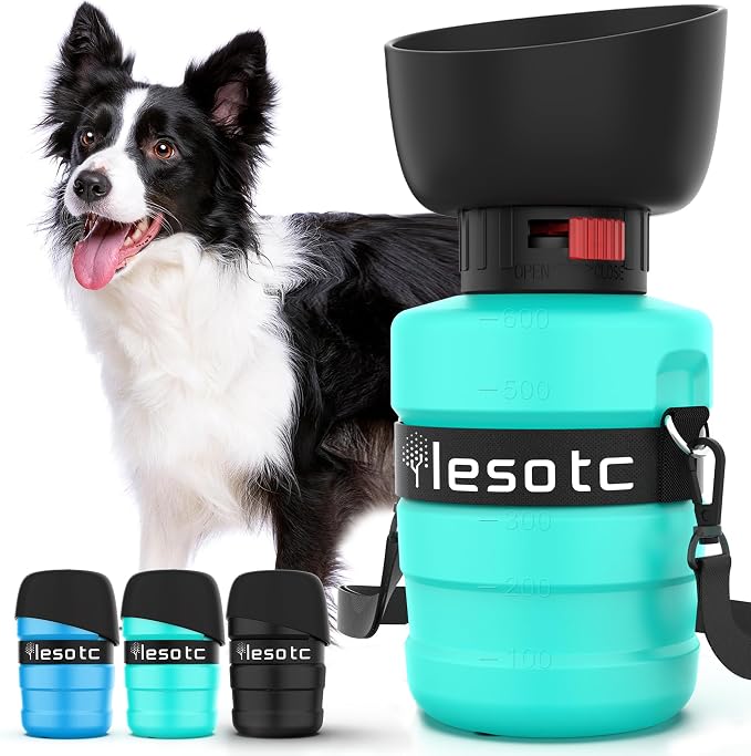lesotc Dog Water Bottle, Portable Water Dispenser by lesotcbrand