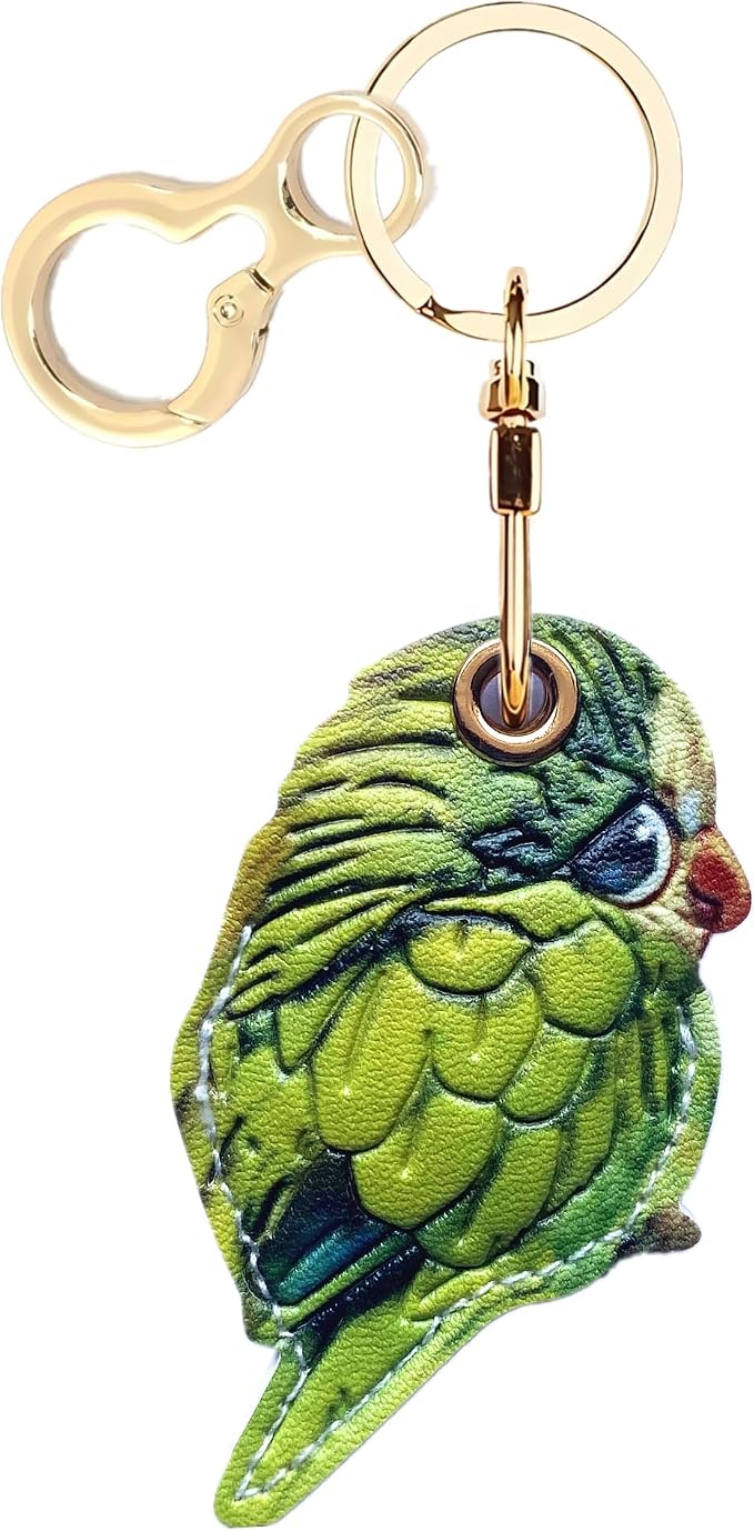 Leather Keychain Holder Case Compatible by BORKUANA