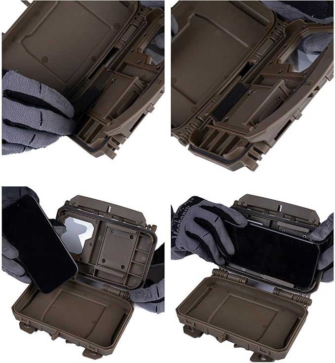 Multi-Functional Tactical Chest Phone Mount, Outdoor MOLLE Chest Navigation - Image 6