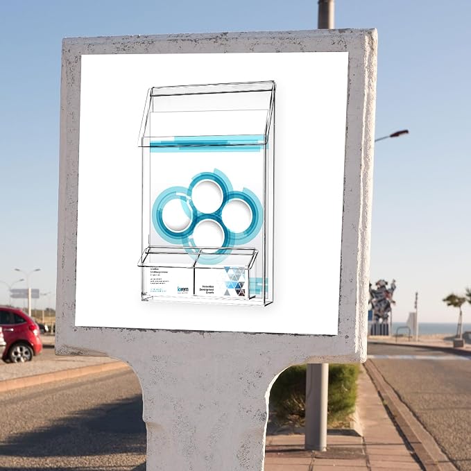 Barydat 2 Pieces Outdoor Brochure Holder - Image 6