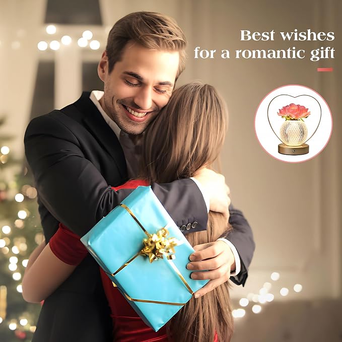 AMWGIMI Rose Flower Lamp, Birthday Gifts - Image 8