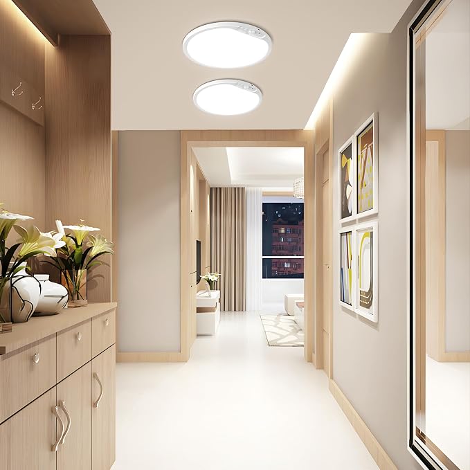 SunRider 12 Inch Rechargeable Motion Sensor LED Ceiling Light - Image 8
