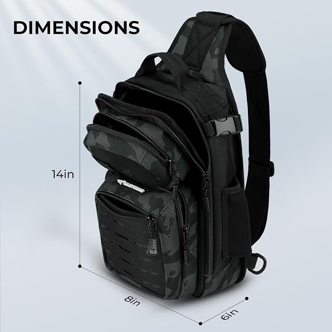 KastKing BlowBak Tactical Sling Tackle Bag-Lightweight Fishing Backpack Storge - Image 3