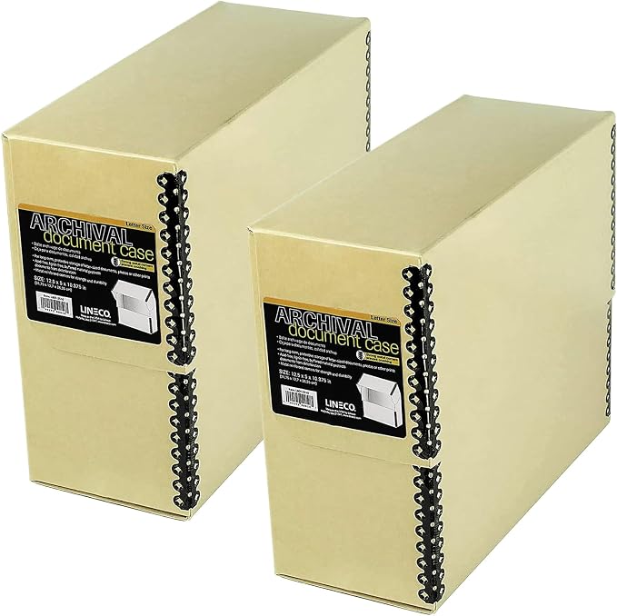 Lineco Archival Document Storage Box by Lineco