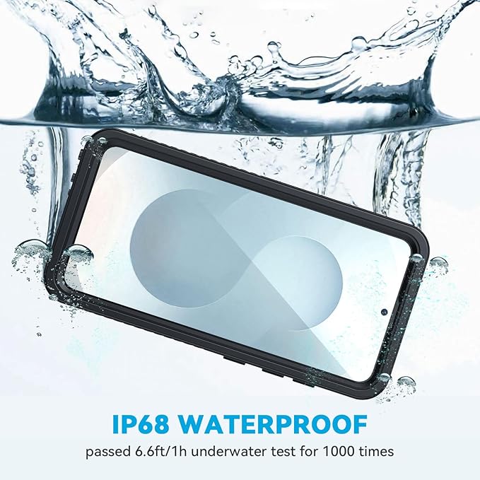 Lanhiem for Samsung Galaxy S25+ Plus Case, IP68 Waterproof Dustproof Case - Image 2