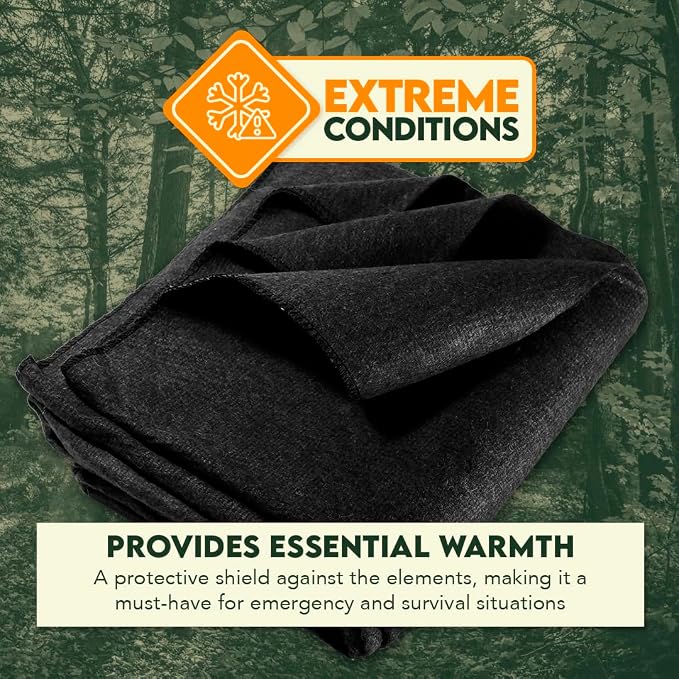 SE Black 64" x 84" 4-lb. Warm Blanket - Image 5