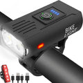 Victoper Bike Light, High Lumens Super Bright Bicycle Lite, 6+4 Modes USB by Victoper