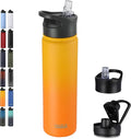 HASLE OUTFITTERS Insulated Water Bottle 22 oz Double Wall Stainless Steel Water by HASLEOUTFITTERS