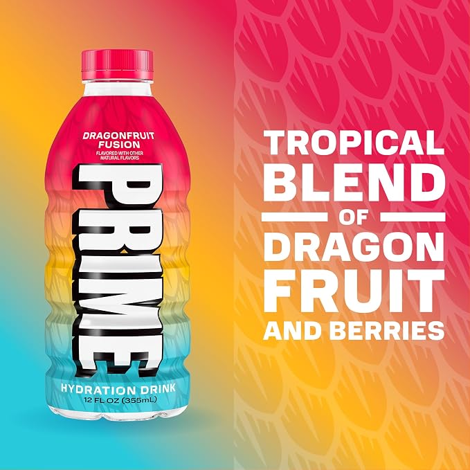 PRIME HYDRATION Variety, Dragonfruit Fusion, & Future Freeze Sports Drinks - Image 3