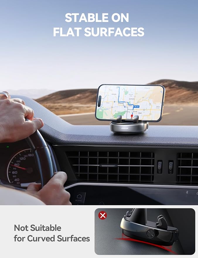 JOYROOM Car Phone Holder, Dashboard Cell Phone Holder Compatible - Image 5