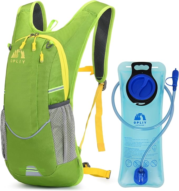 Hydration Backpack with 2L Water Bladder – Lightweight & Durable by Opliy