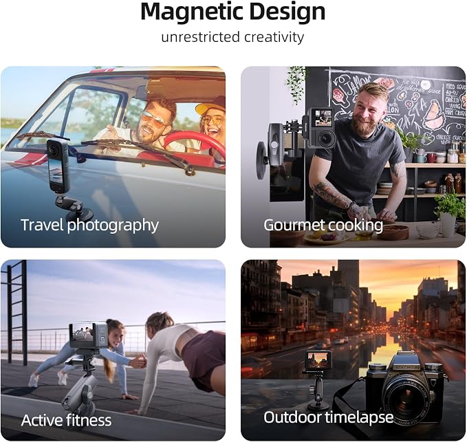 TELESIN 360 Magnetic Mount Magnet Metal Mounts - Image 6