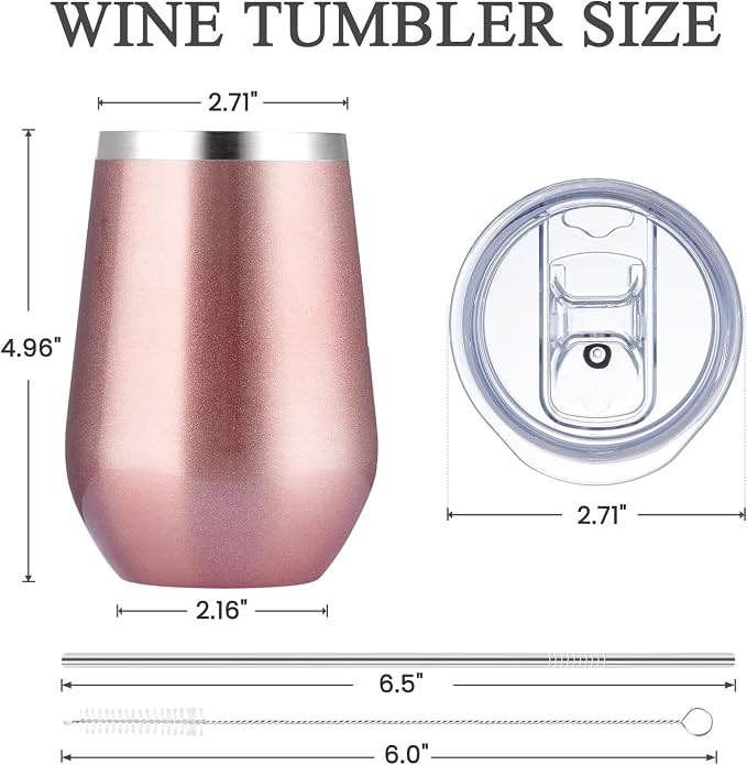 MEWAY Stainless Steel Wine Tumbler - Image 6