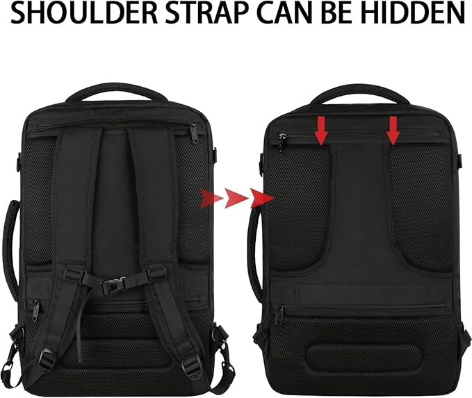 Vancropak 35L Carry on Bags for Airplanes, Luggage Backpack for Travel - Image 3