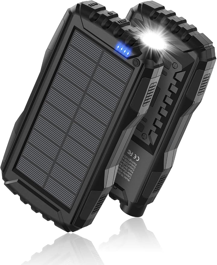 Mregb Solar Charger Power Bank 42800mAh, Portable Charger, Solar Power Bank by Mregb