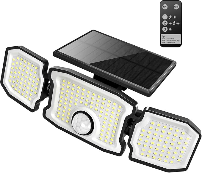 Solar Lights Outdoor Waterproof- 2800LM 200LED Solar Motion Sensor Lights by Unknown