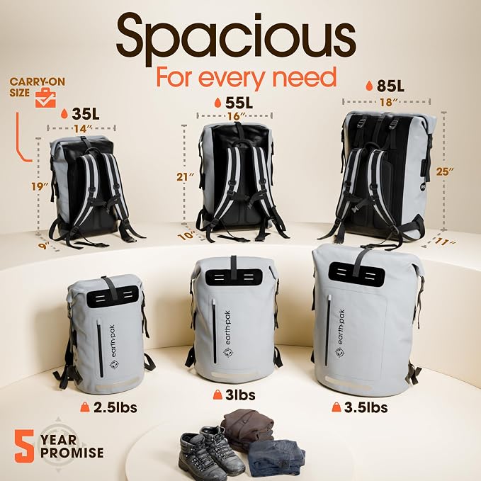 Earth Pak Waterproof Backpack - Image 2