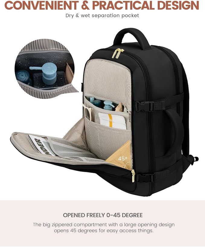 LOVEVOOK Carry On Travel Backpack - Image 8
