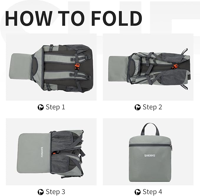 40L Hiking Backpack Lightweight Daypack Waterproof Travel Camping Backpack - Image 5