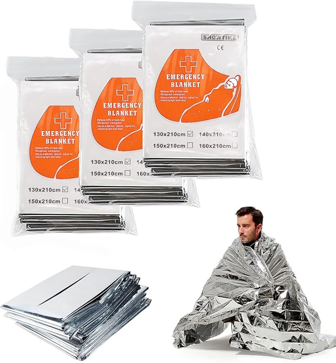TourKing 20 Pack Emergency Mylar Blanket, Marathons or First Aid by TourKing