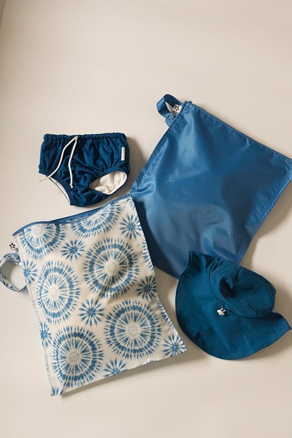 Tiny Twinkle Mess Proof Wet Bags | 2-Pack Reusable Waterproof Wet Bags - Image 7
