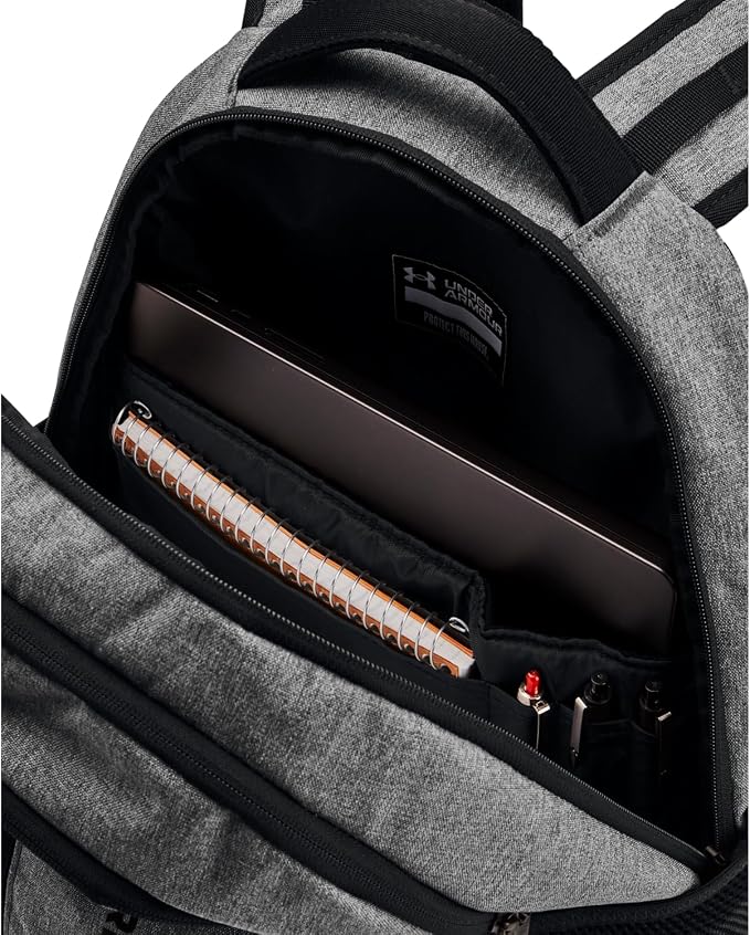 Under Armour Unisex-Adult Hustle 6.0 Backpack, Castlerock Full - Image 4