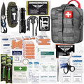EVERLIT 250 Pieces Survival First Aid Kit IFAK EMT Molle Pouch Survival Kit by EVERLITSURVIVAL