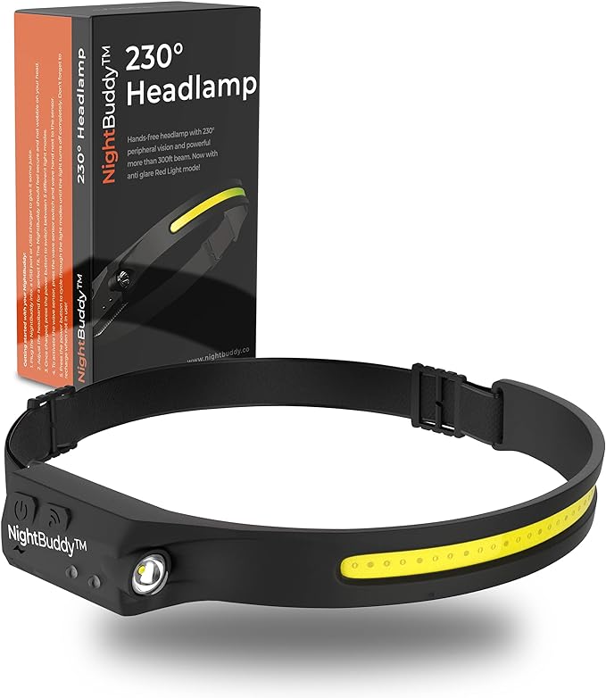 NightBuddy The Original LED Headlamp Rechargeable Flashlight by NightBuddy