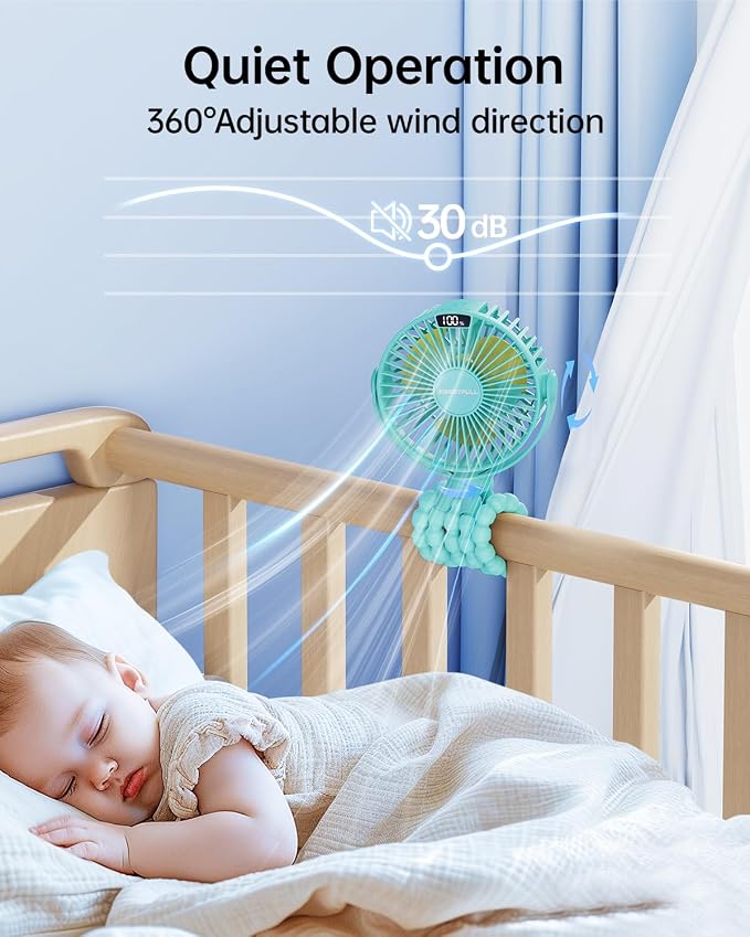 SWEETFULL Portable Stroller Fan - Image 5