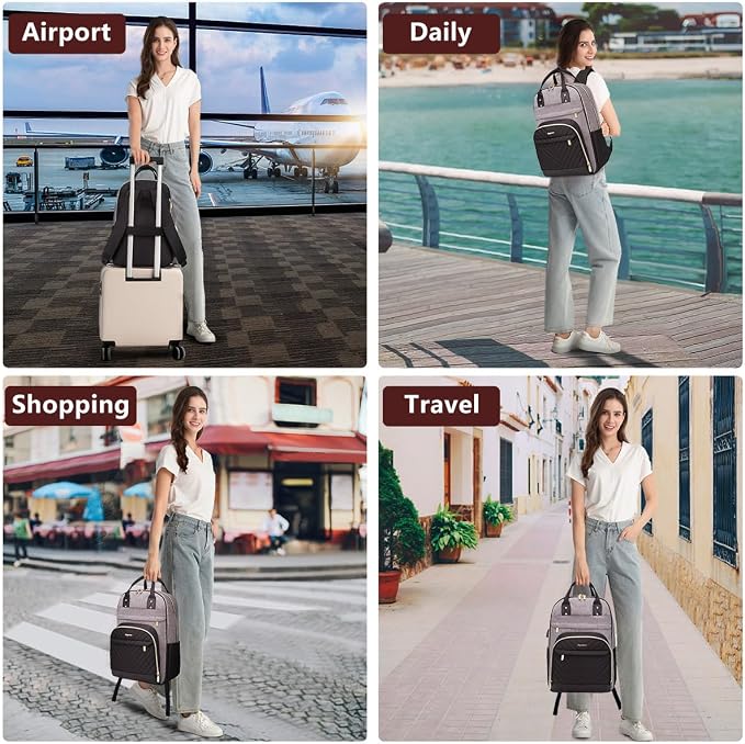 Laptop Backpack for Women Work Bag: College Backpacks 17.3 Inch - Image 6