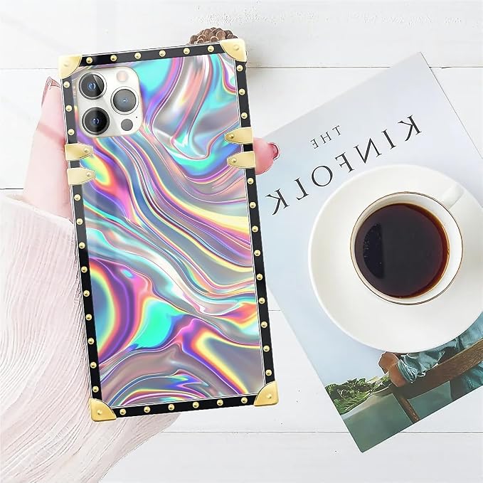Compatible with iPhone 11 Pro Max Case, Holographic Abstract Iridescent - Image 7