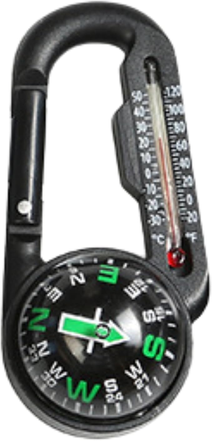 Trekker's Compass Crew Carabiner Compass by Unknown