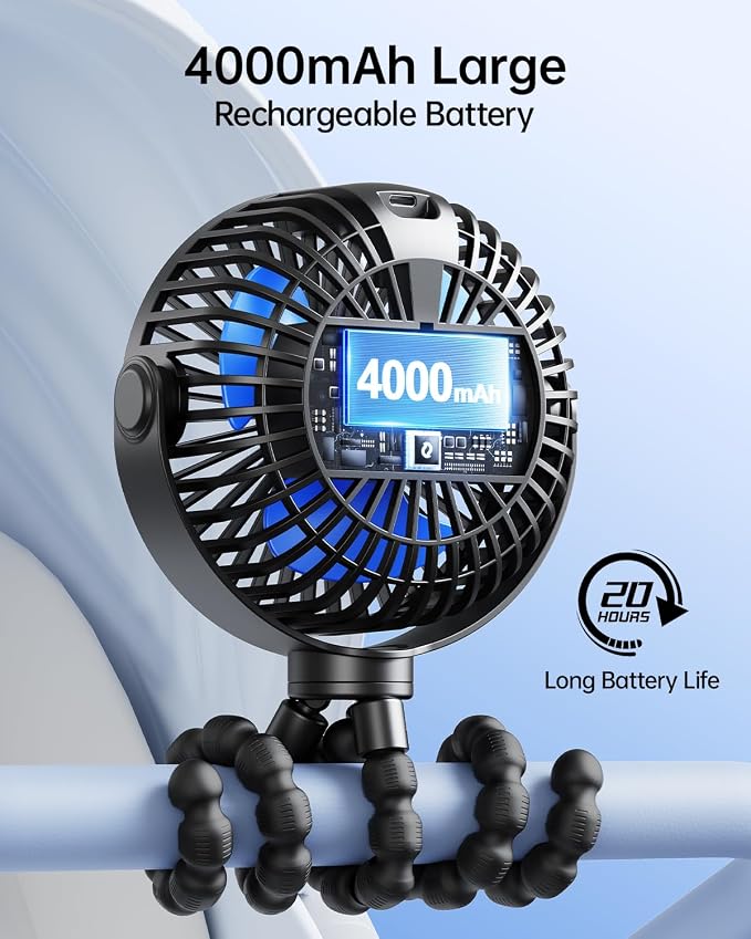 SWEETFULL Portable Stroller Fan - Image 4