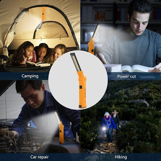 Lmaytech 4 Pack Rechargeable LED Work Lights - Image 8