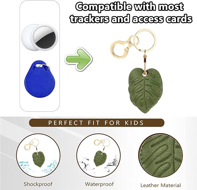 Leather Keychain Holder Case Compatible - Image 3
