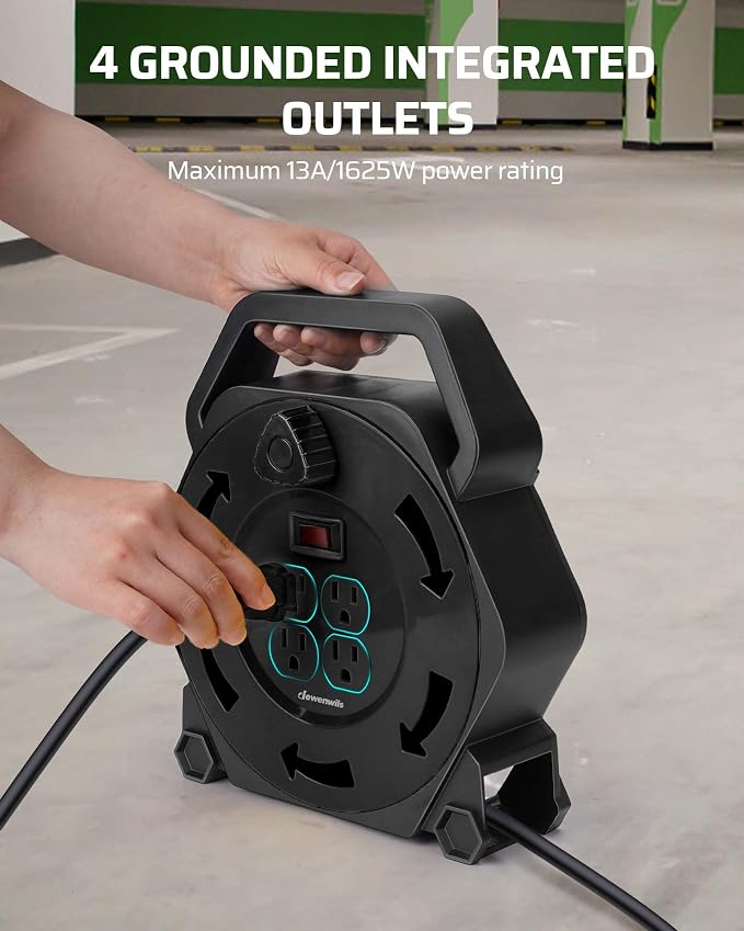 DEWENWILS Extension Cord Reel - Image 3